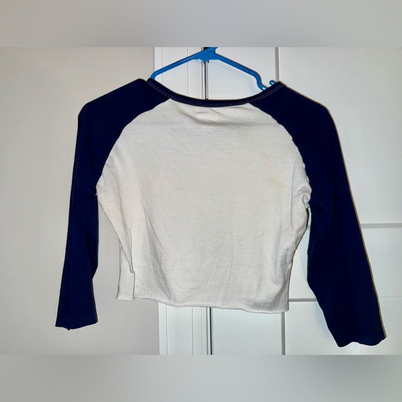 West Virginia Raglan Crop Top - Picture 2 of 3